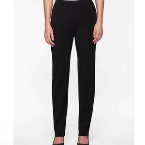 MISOOK‎ Plus Size Straight Leg Knit Pants Black M A4